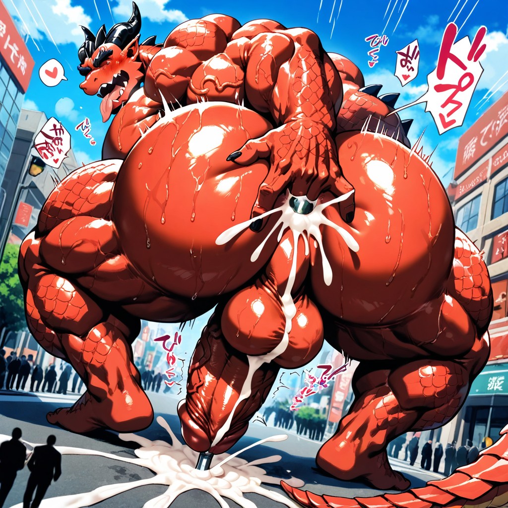 Sweaty, Tirer La Langue, Japanese Sound Effects Porno IA Gay