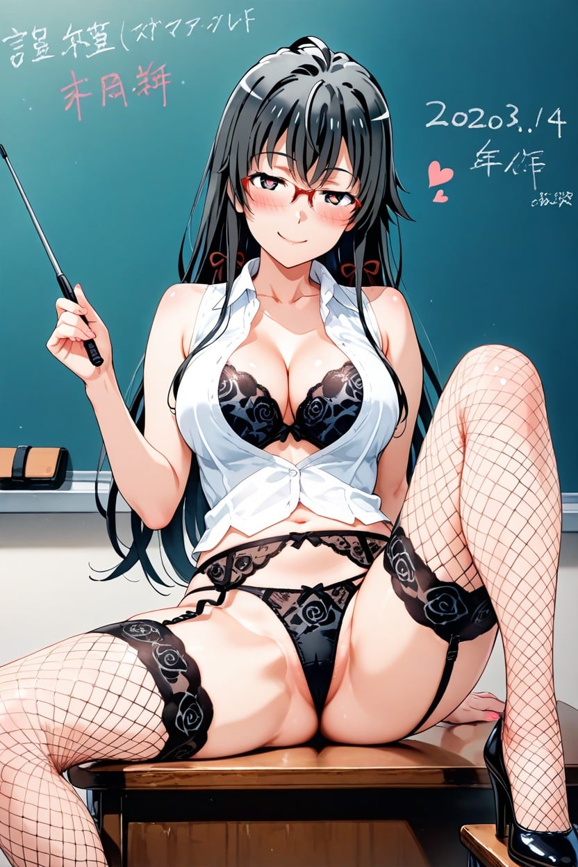 Garter Belt, Smirk, Pointer Hentai AI Porn