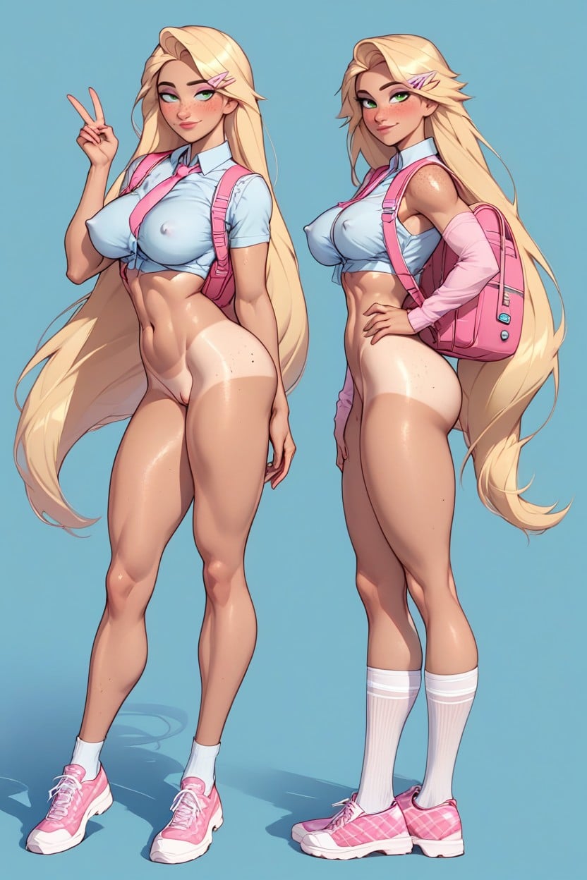 Body, Blushing, Full Body Hentai AI Porn