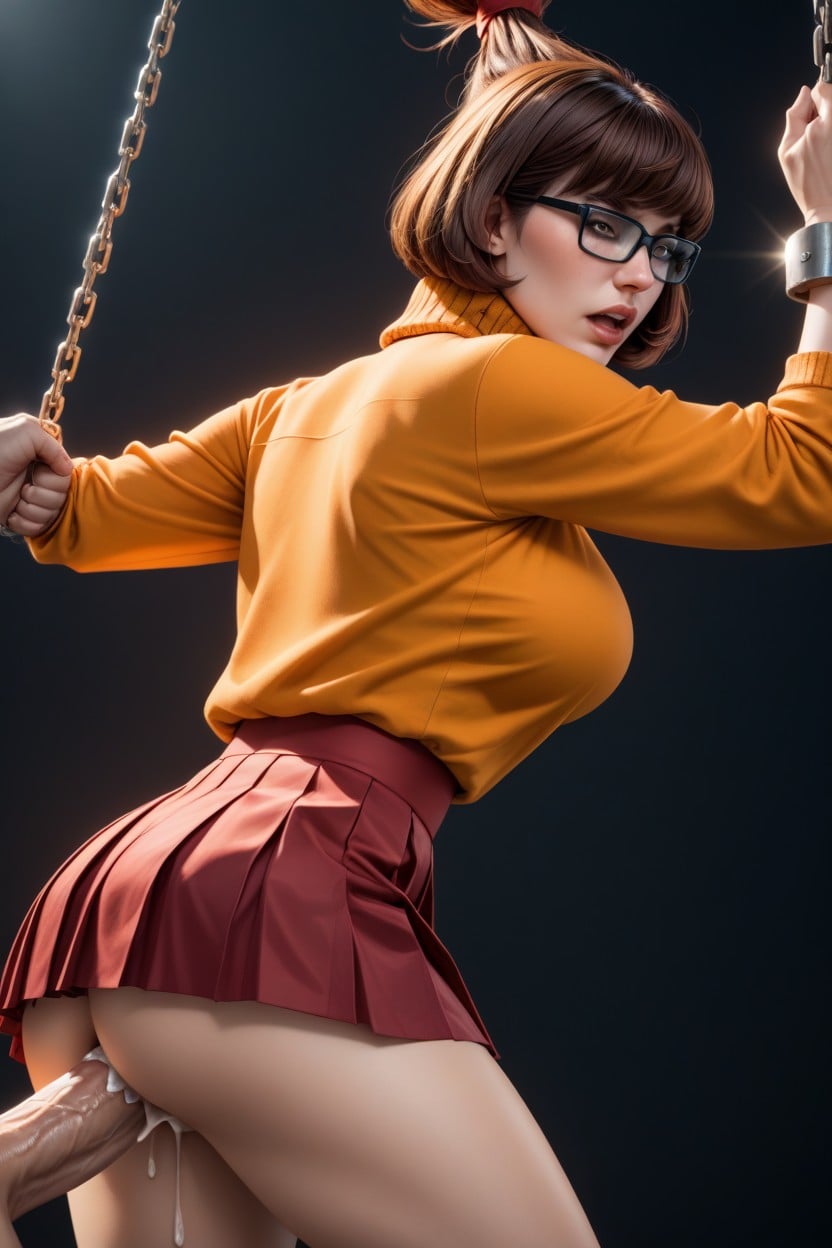 Shocked, Anal Penetration, Glasses AI Porn