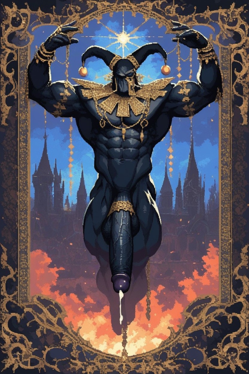 Full Body View, Spiritlike, Flying AI Gay Porn