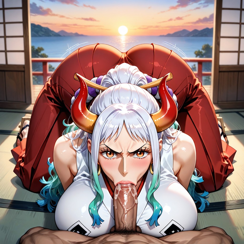 Tongue Out, Breast Expansion, Motion Lines Hentai AI Porn