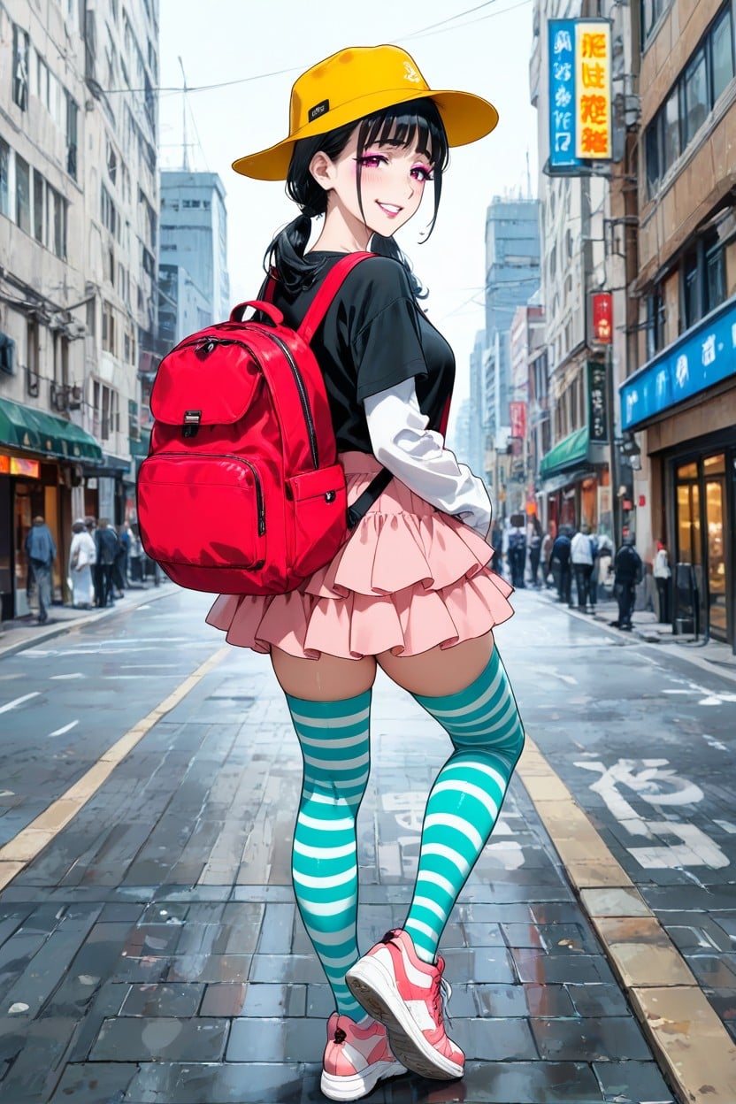 High Detailed, K, Standing Hentai AI Porn