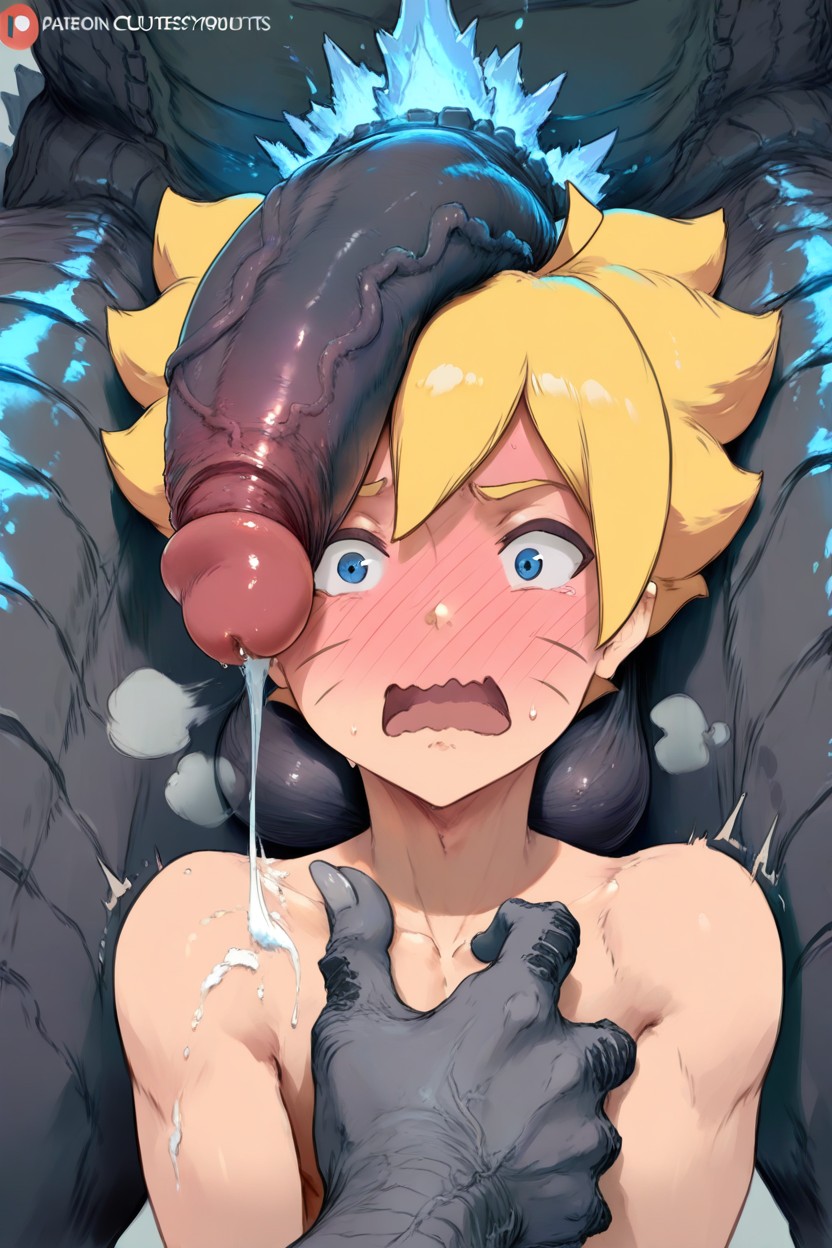 Orgasm, Penis Ring, Boruto's Hand On Penis Hentai AI Porn