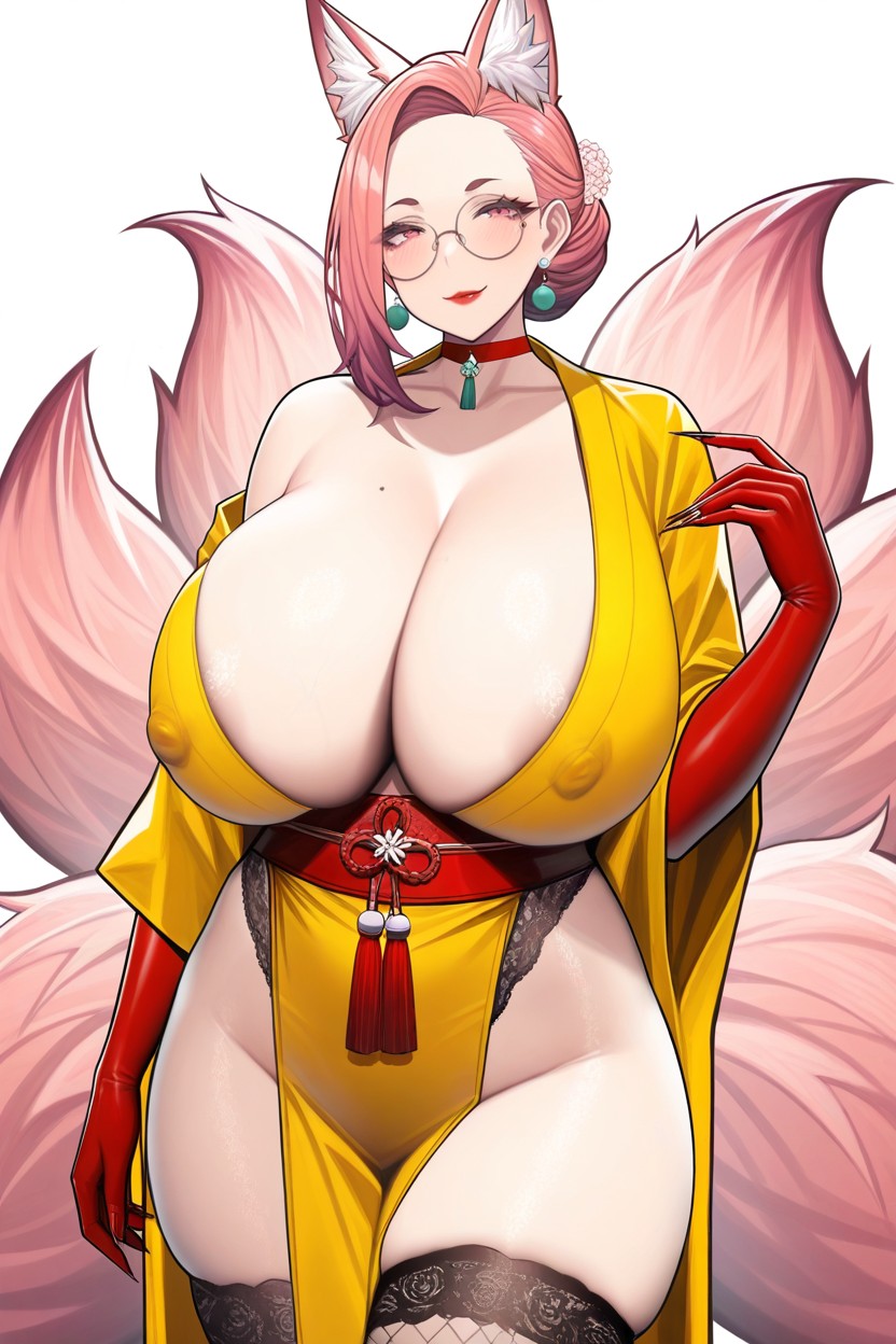 Bluefox, Big Thighs, Cowboy Shot Hentai AI Porn