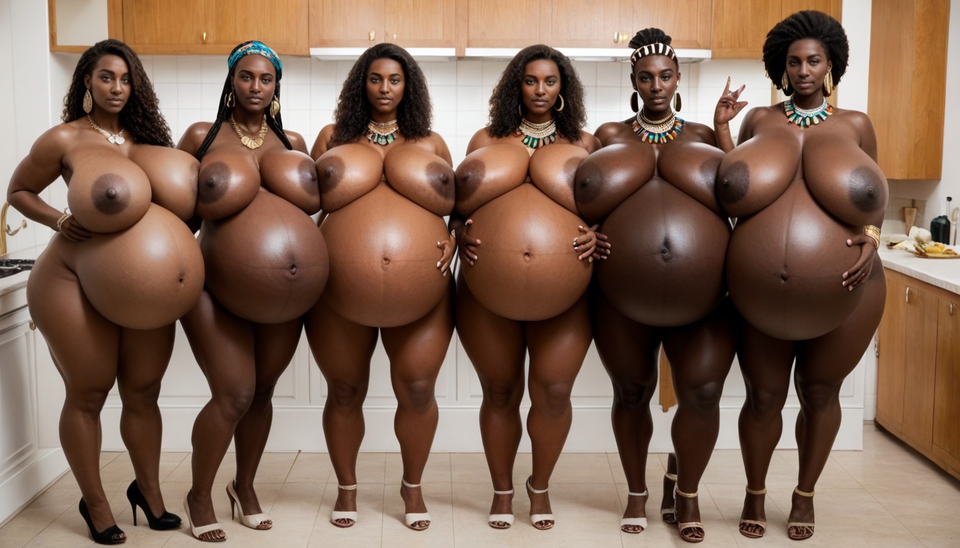 Harem, Blue Eyes, Extremely Super Hyper Bbw AI Porn