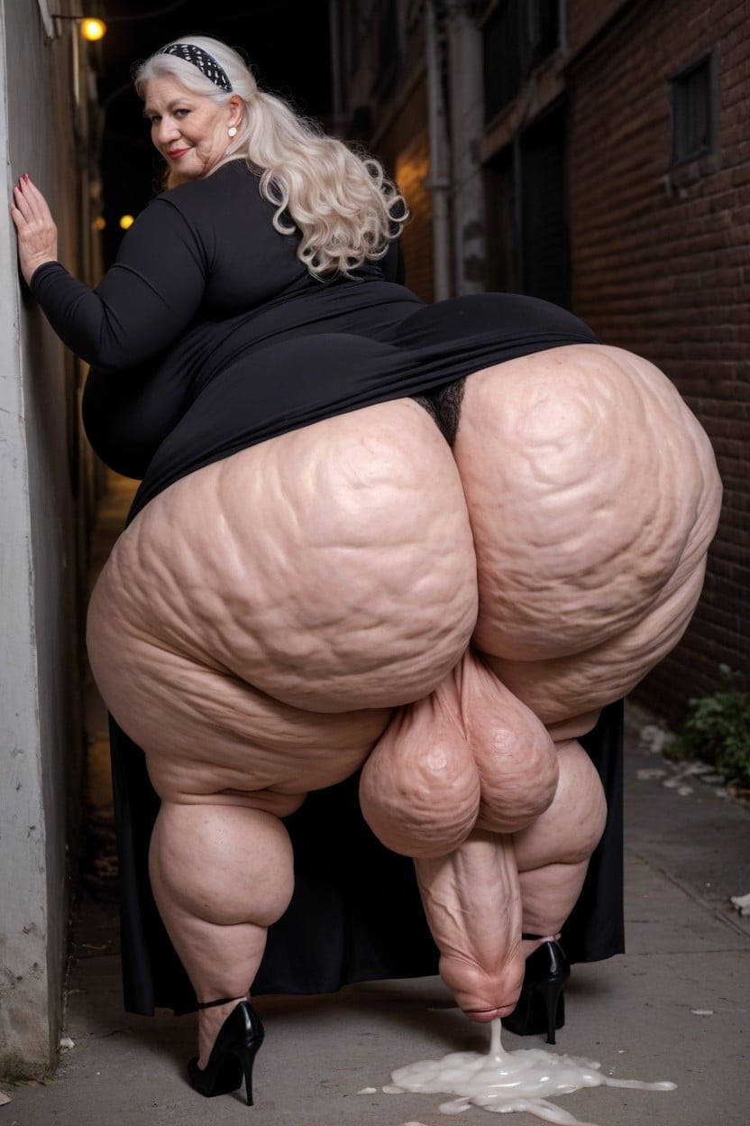 Cellulite Arms, Straight, Giantness Woman AI Porn