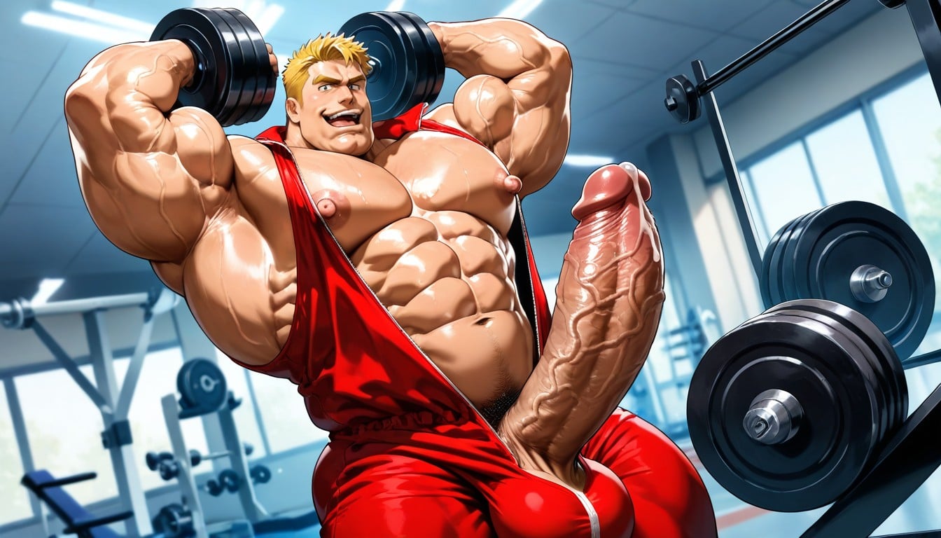 Huge Nipples, Wide Chin, Hard Cock Porno IA Gay
