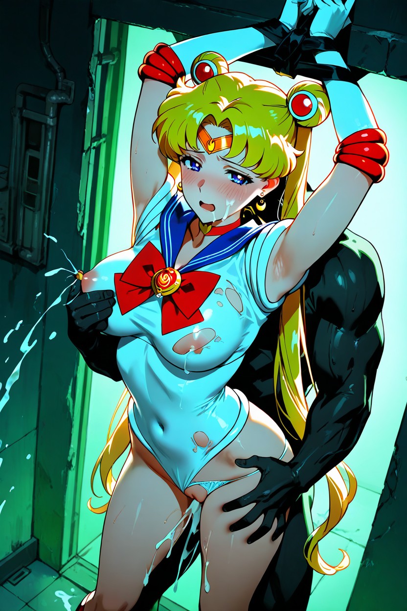 Dark, Sailor Moon, Ripped Clothes Hentai AI Porn