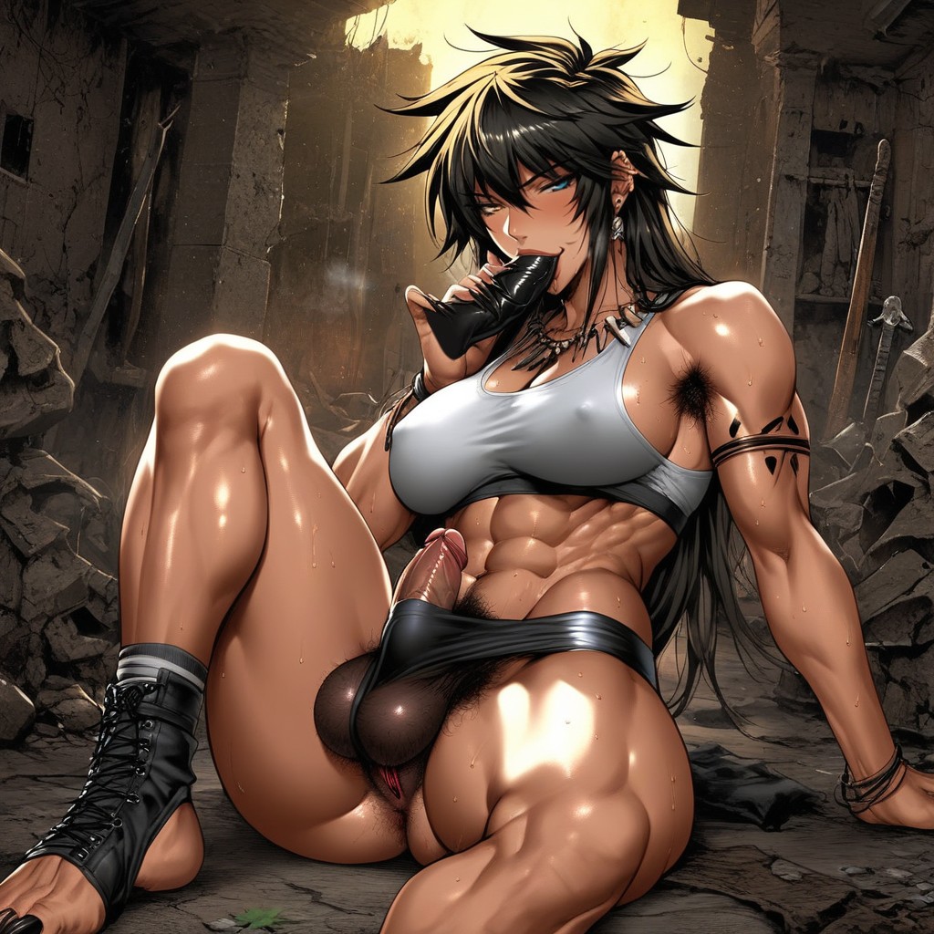 Smirk, Groping, Ruins Hentai AI Porn