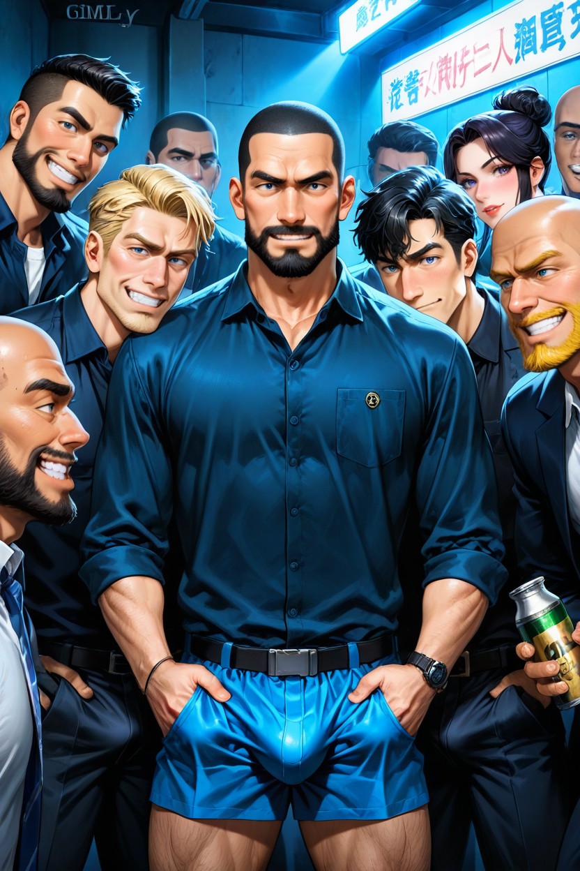 18+, Frat Dormitory, Shy AI Gay Porn