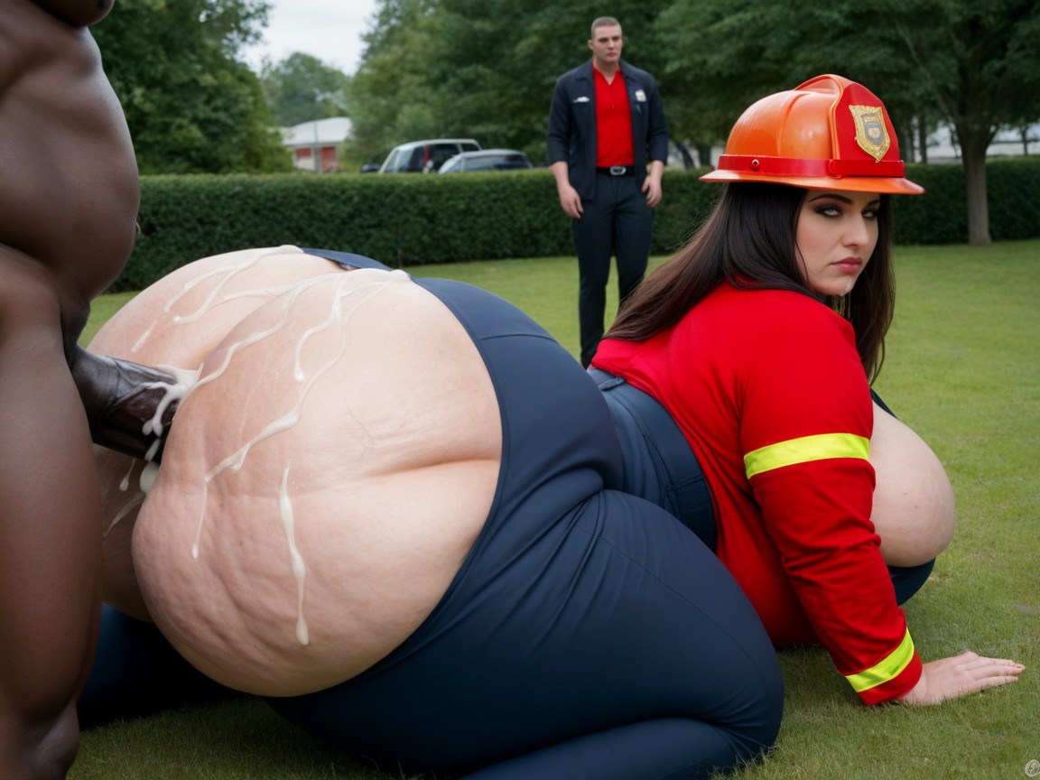 Overflowing Cleavage, Pronebone, Incredibly Large Ass AI Porn