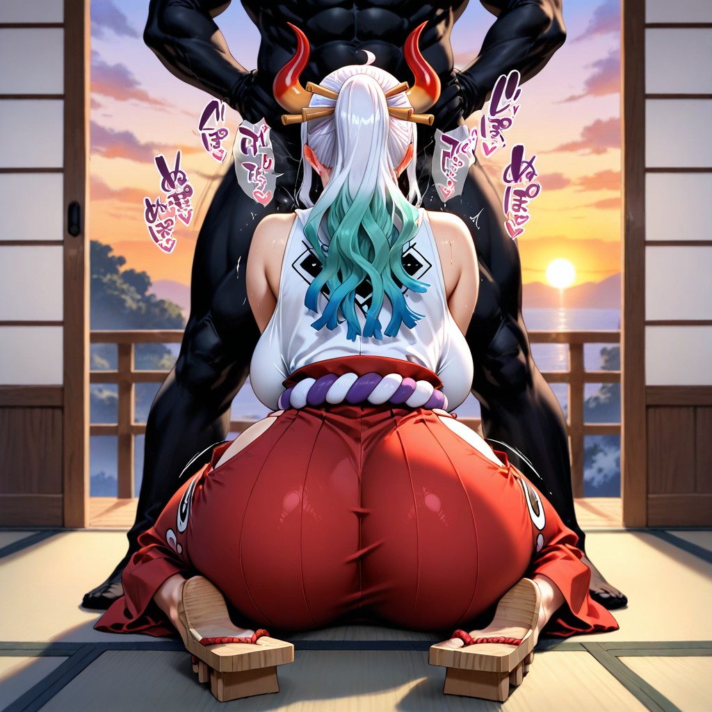 Faceless Male, Frame, Tatami House From One Piece Hentai AI Porn
