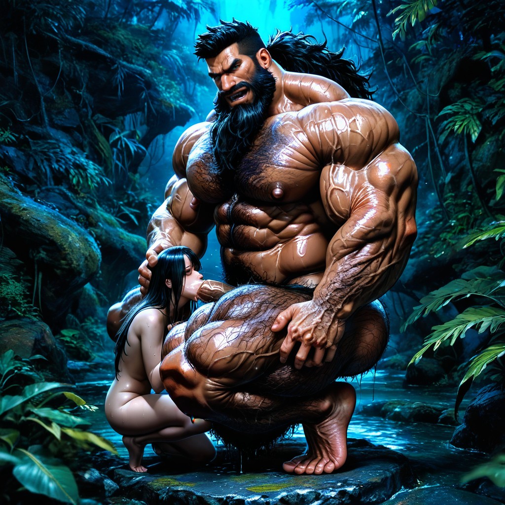Realistic Style, Manly, Correct Anatomy Porno gay IA