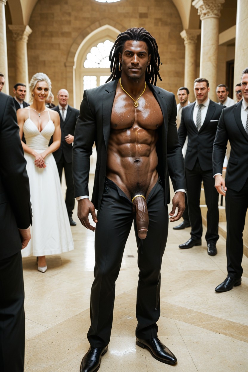 Huge, Deep Six Pack Abs, Only Guys AI Gay Porn