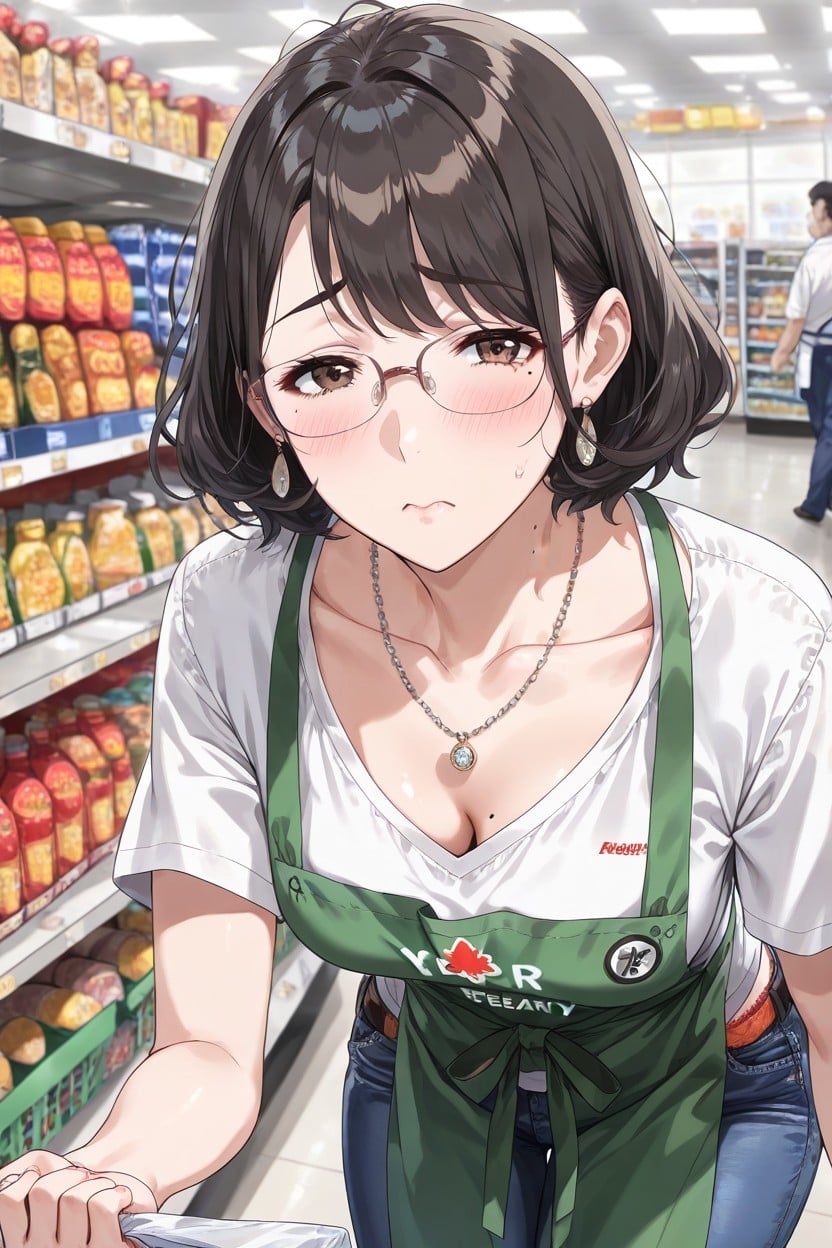 25+, Short Length, Hyottoko Mouth Hentai AI Porn