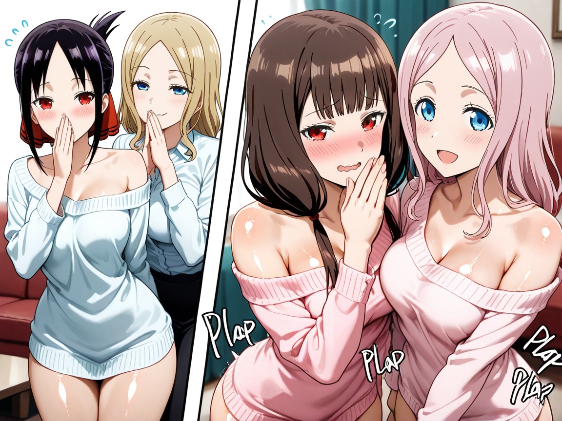 Looking At Viewer, Smug Expression, Smiling Shyly Hentai AI Porn