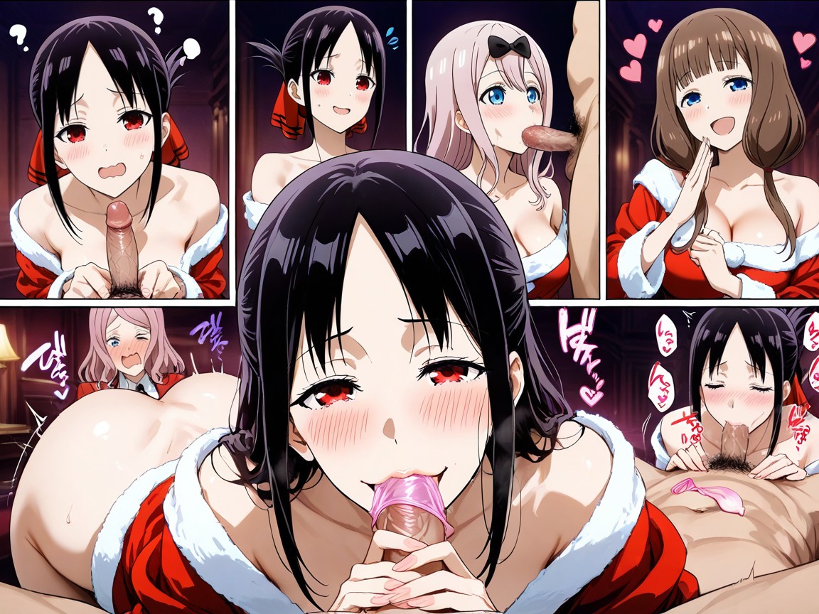 Happy, Kaguya-sama Love Is War, Skinny Hentai AI Porn