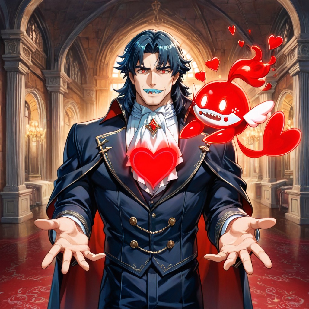 Vibrant Lighting, Heart-shaped Sparkles, Dumb Fish Face AI Gay Porn