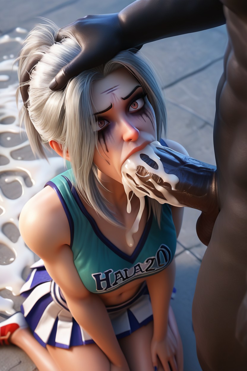 Eyes That Are Wide With Shock And Disbelief, Cross Eyed, Skinny AI Porn