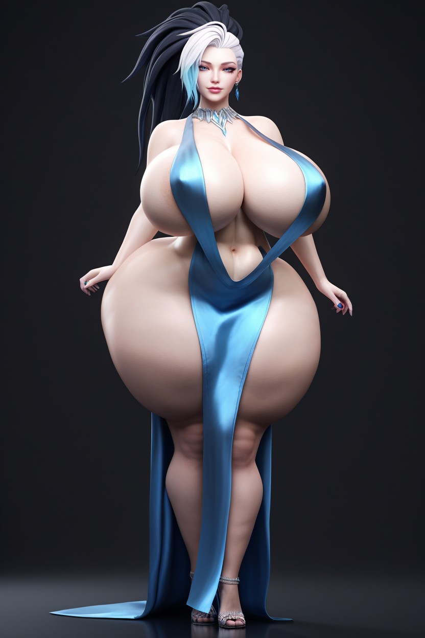 Fat Supermodel Body Type, Extremely D Realistic, K-pop Idol AI Porn