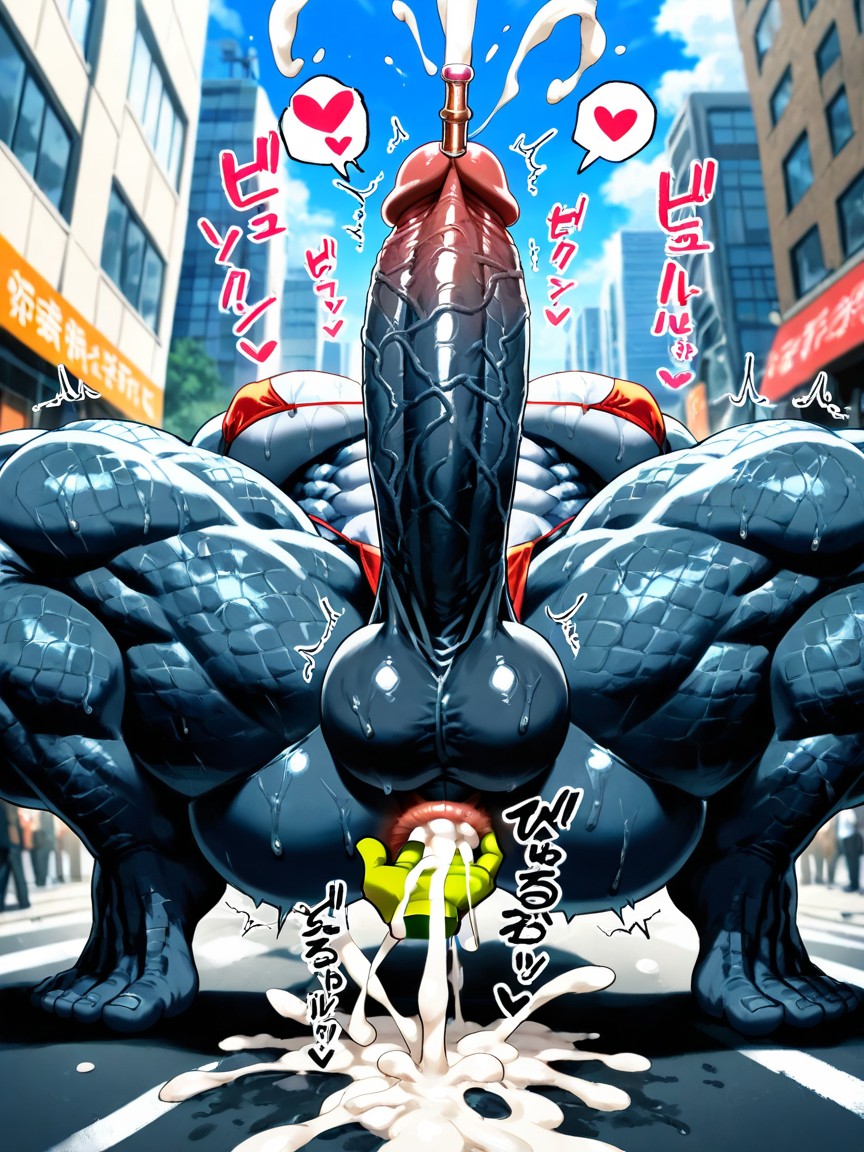 Detailed Face, Speed Lines, Scaly Body AI Gay Porn