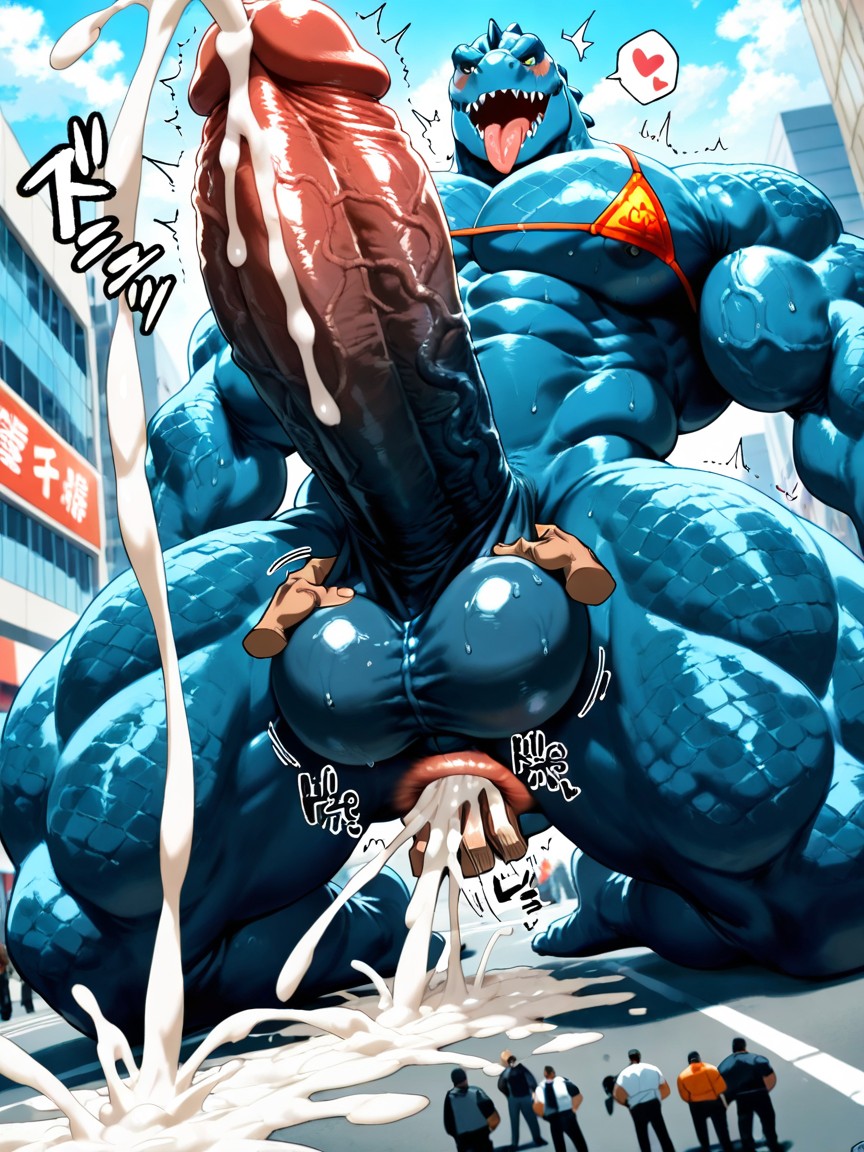 From Below, Oversized Muscles, Anal Fingering AI Gay Porn