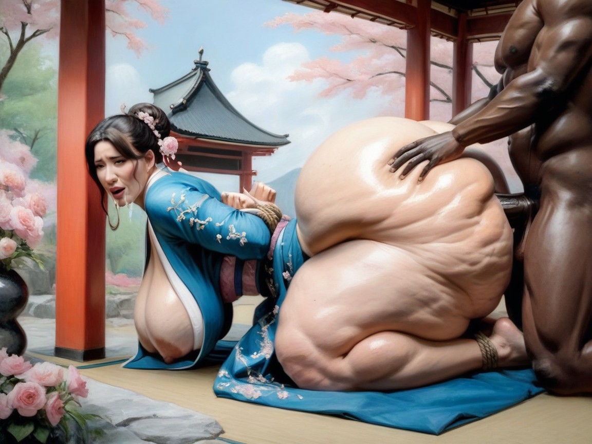 Sakura Garden, Gigantic Ass, Cumshot AI Porn