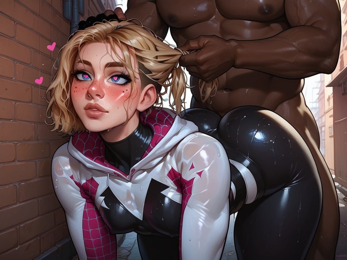 Small Breasts, Messy Hair, Full Lips Hentai AI Porn