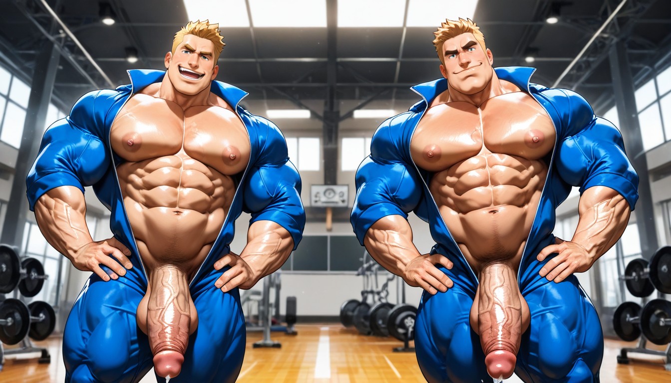 Balls Visible, Balls Out, Himbo AI Gay Porn