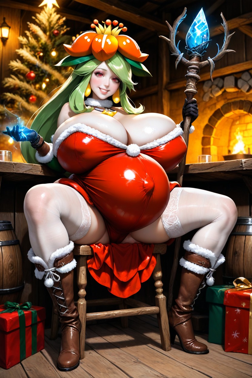 Armadura, Warm Makeup, Red Eyes Hentai IA