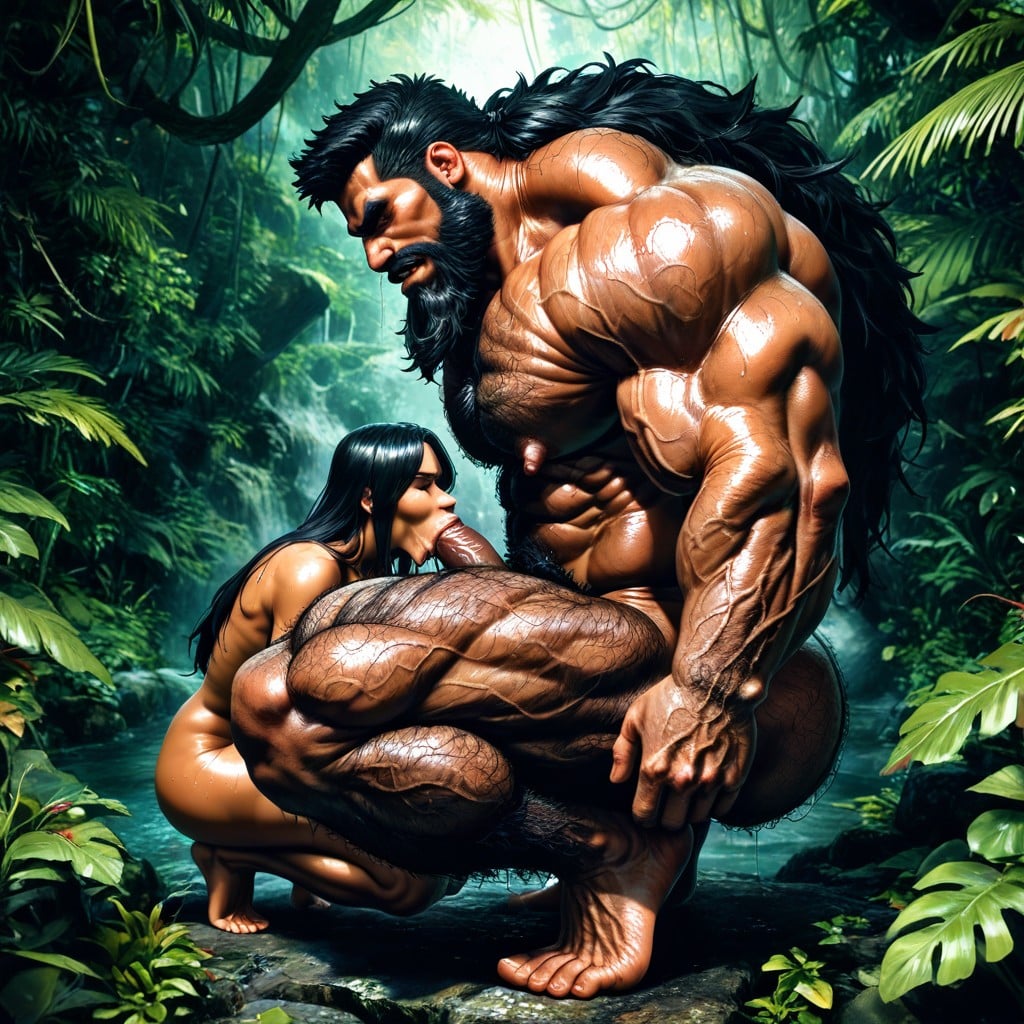 Long Hair, 18+, Hyper Hairy Body AI Gay Porn