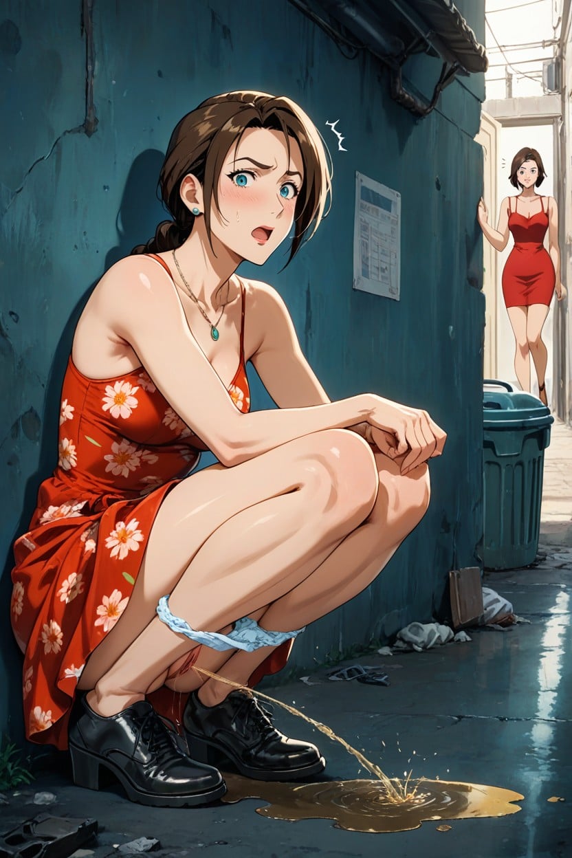 Caught, Hunched To Knees, 18+ Hentai AI Porn