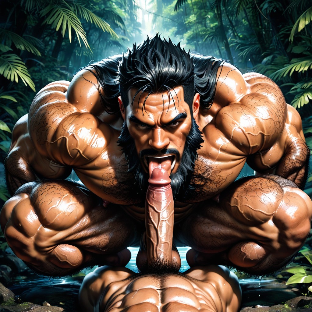 Long Shot, Excessive Hyper Hairy, Hyper Nipples AI Gay Porn