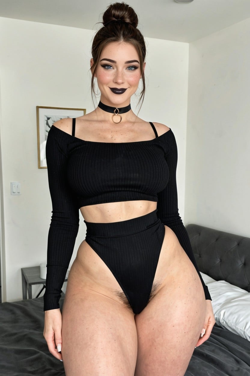 Fully Clothed, Tanga, Shiny Skin Porno IA