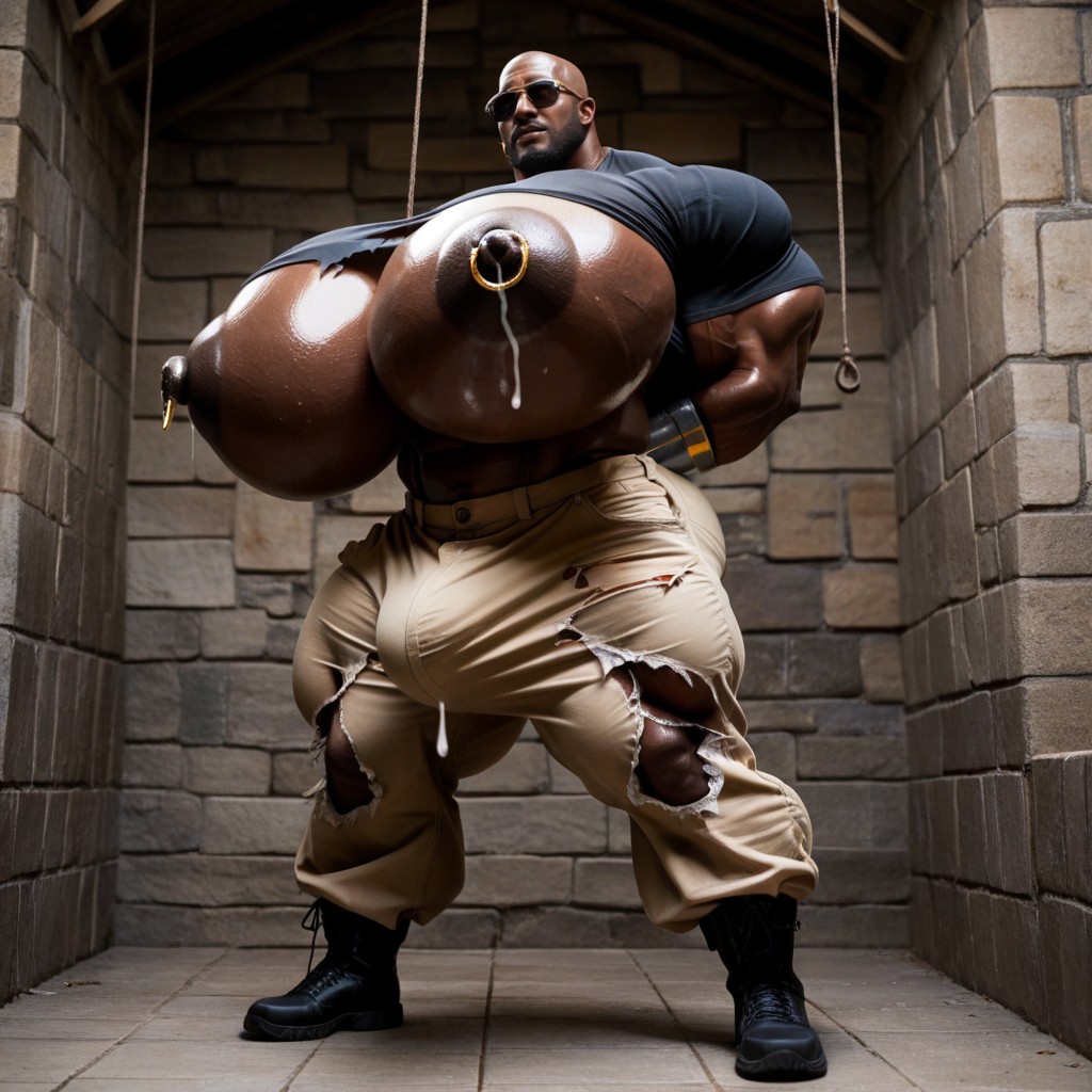 Extremely Large Ass, Cosplay, Arms Behind Back AI Gay Porn