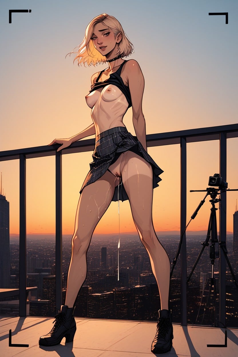 Eye, Sunset, Full Body Hentai AI Porn