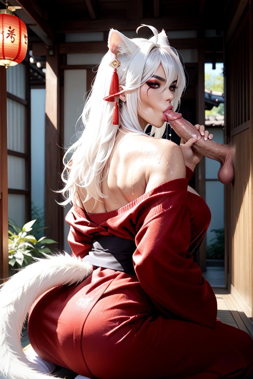 Sweater, Ears, Kimono Sexy Hentai IA