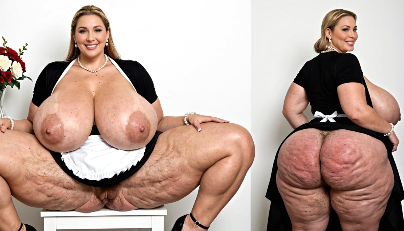 Extremadamente Pesado En La Parte Inferior, Smiling, Gigantic Body Porno BBW IA