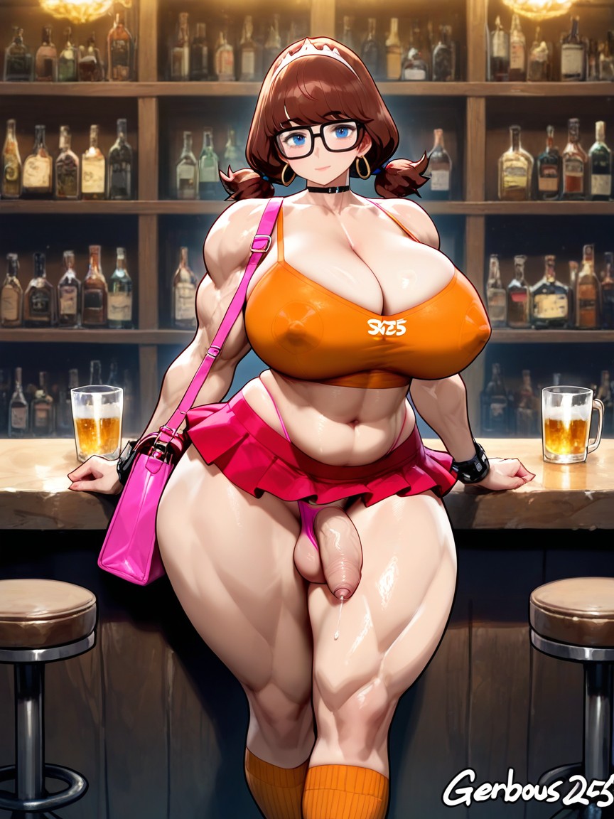 Small, Very Sexy, Exaggerated Ultra Waist AI Gay Porn