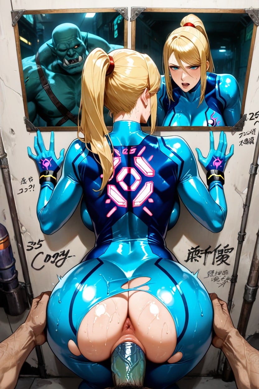 Glory Wall, Deep Thrusting, Blue Orc Hentai AI Porn