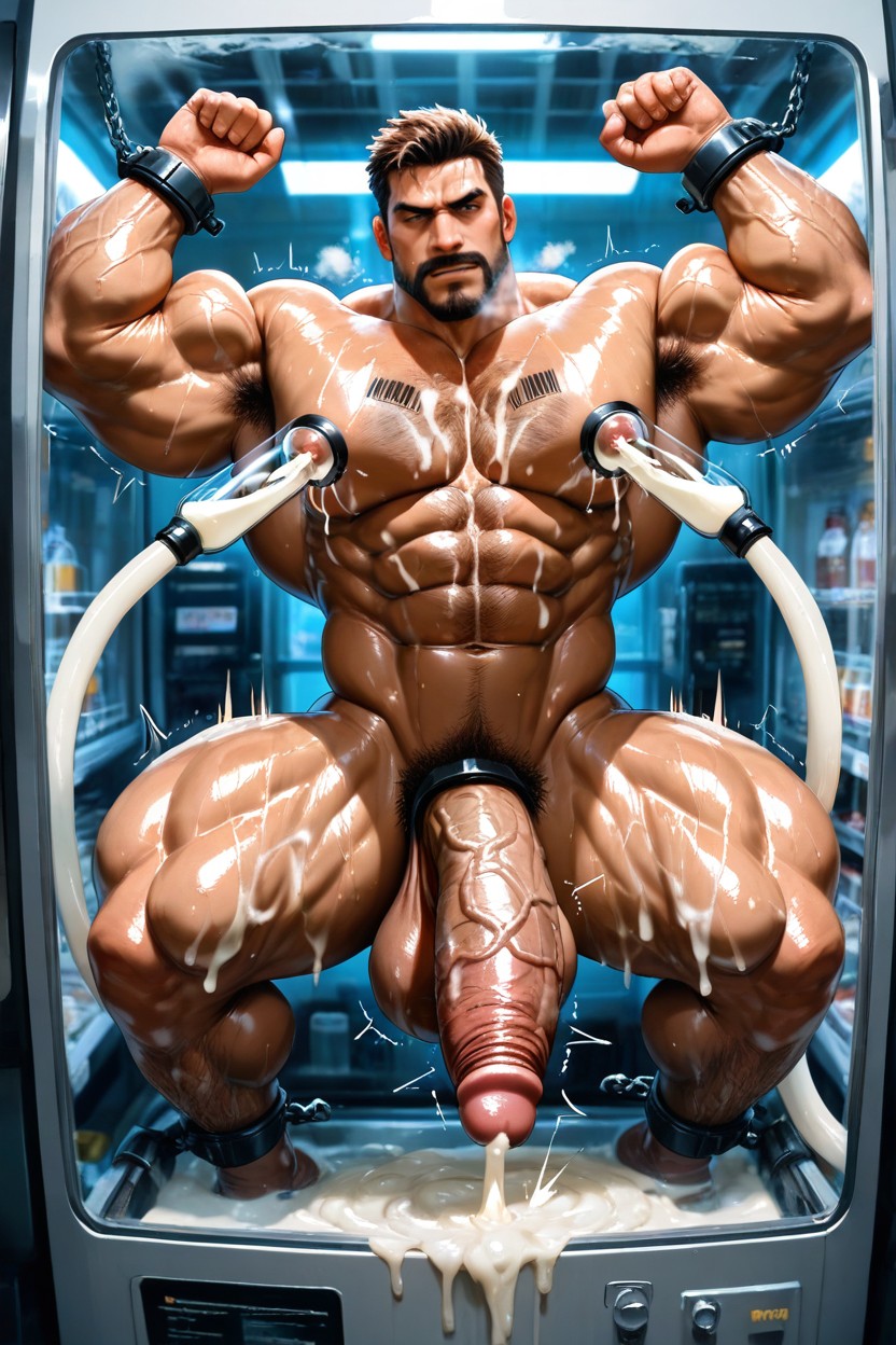 Well Defined Muscles, Low Hanging Balls, High Resolution AI Gay Porn