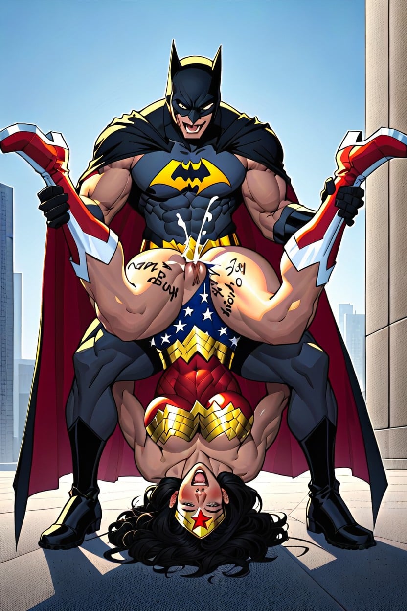 Climax, Black Hair Male, Batman Licks Wonder Woman Wet Pussy Hentai AI Porn