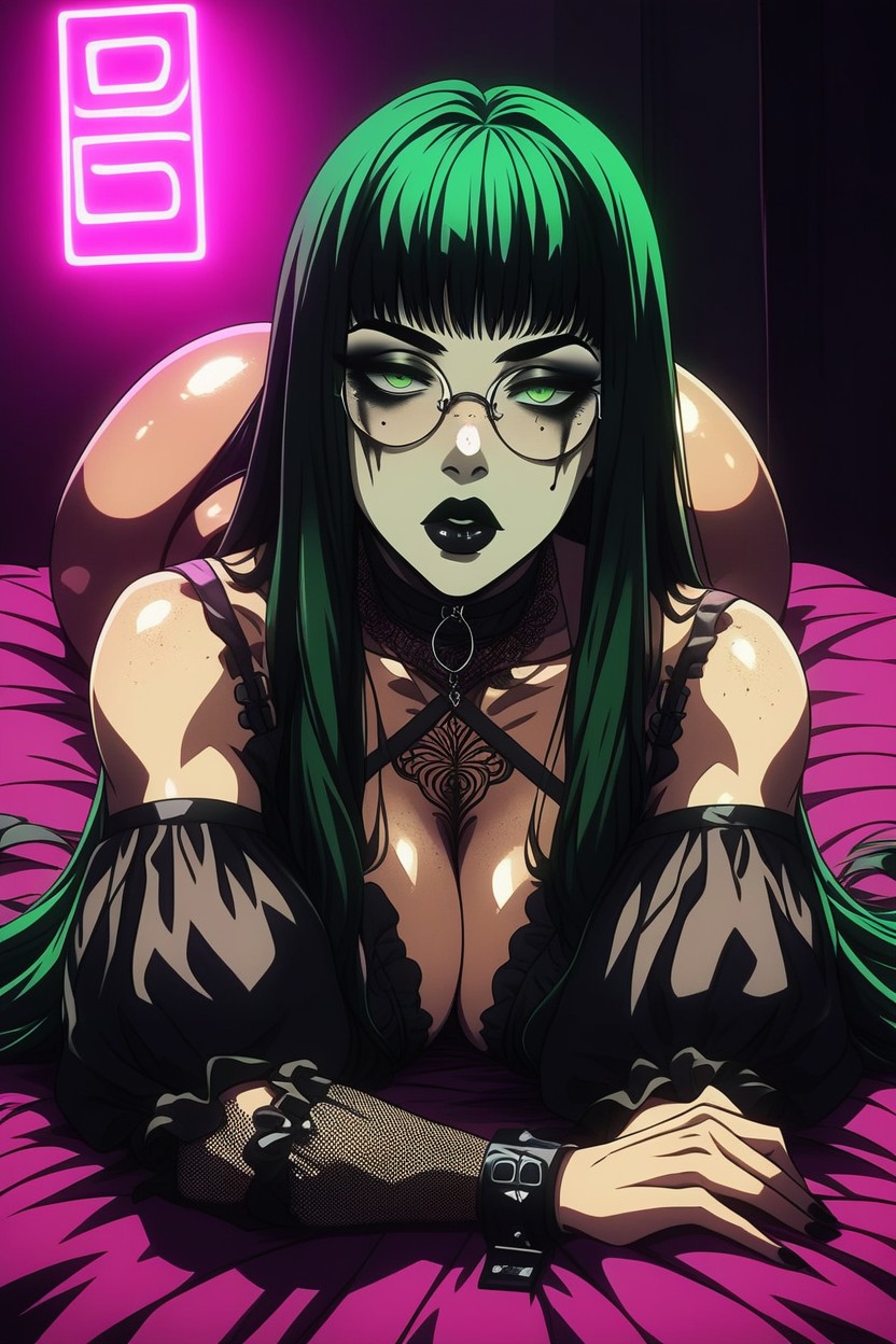 Pert Butt, Round Eyes, Thick Thighs Hentai AI Porn