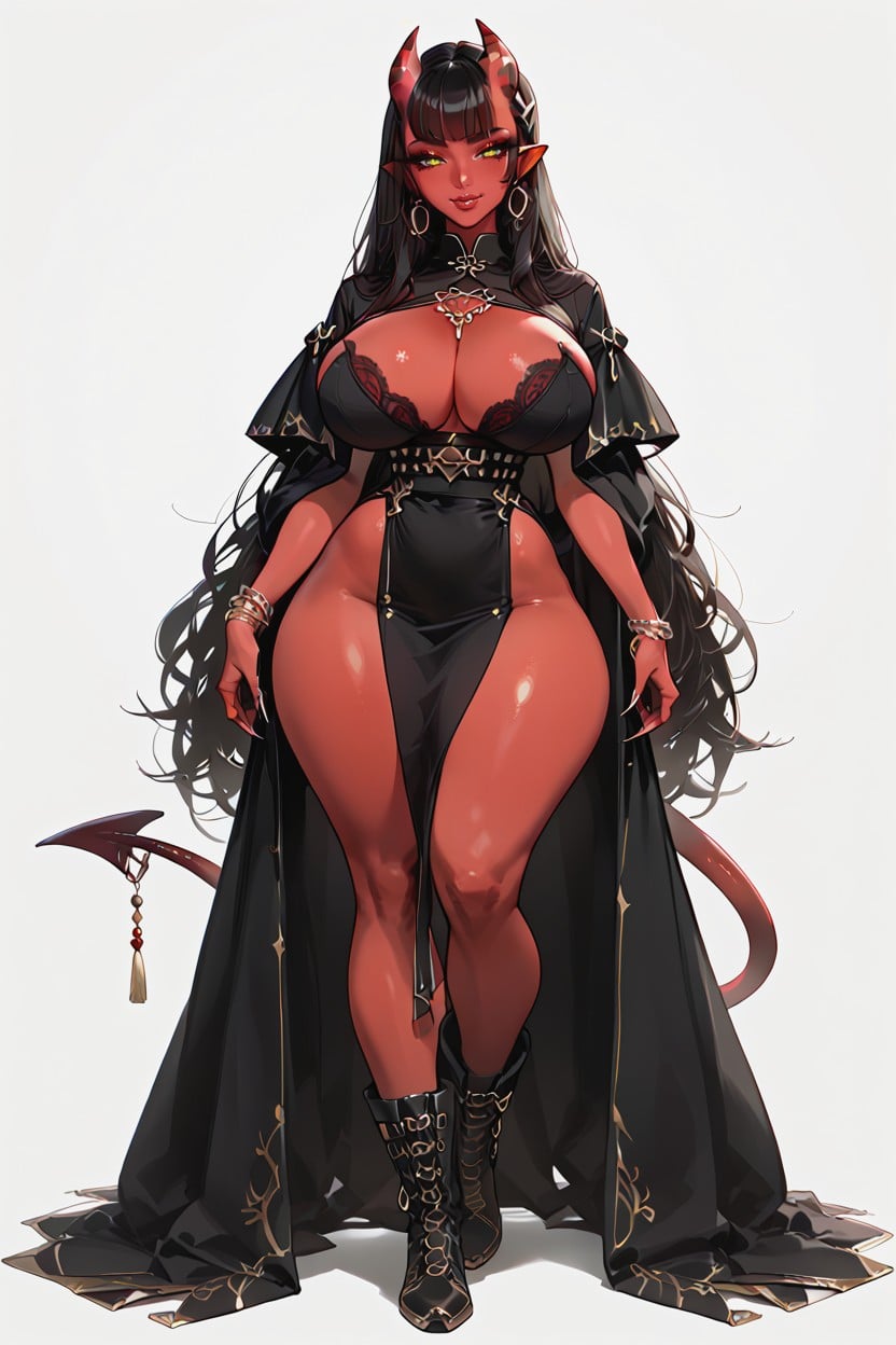 Covered Hips, Standing Tall, Bare Arms Hentai AI Porn