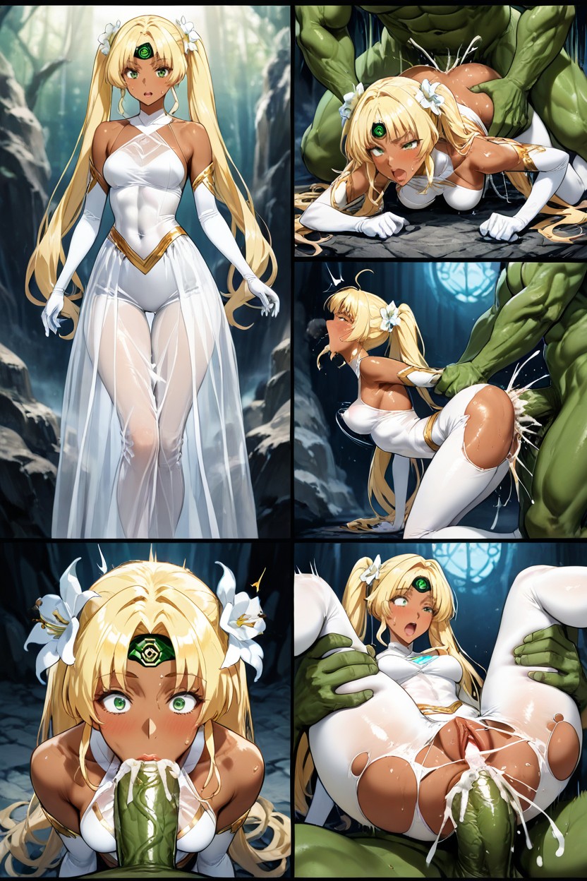 Spread Legs, Surprised, V-shaped Body Hentai AI Porn