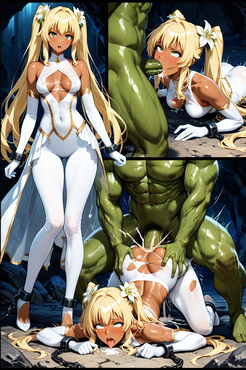 Futaba Lily Ramses, Green Eyes, K Hentai AI Porn