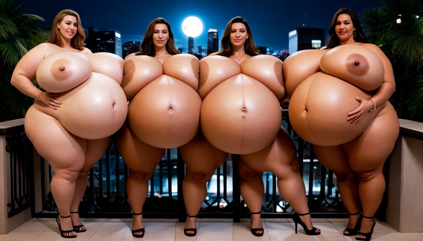 Bbw, Bbw, Blue Eyes AI Porn