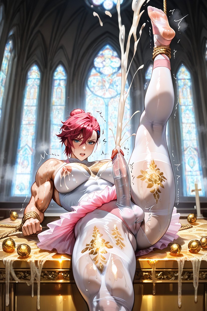 Splits, Sole Focus, Tall Hentai AI Porn