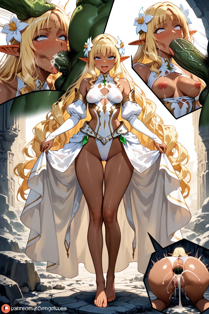 Lifted, Dark Skin Elf, Perfect Sexy Feet Hentai AI Porn